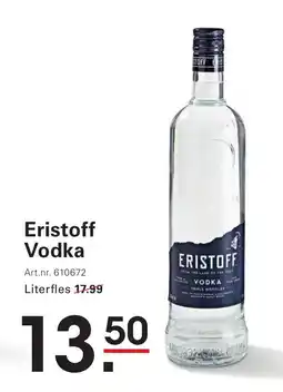 Sligro Eristoff Vodka aanbieding