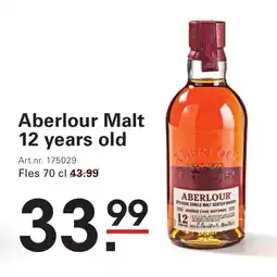 Sligro Aberlour Malt 12 years old aanbieding