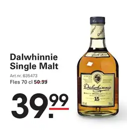 Sligro Dalwhinnie Single Malt aanbieding