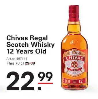Sligro Chivas Regal Scotch Whisky 12 Years Old aanbieding