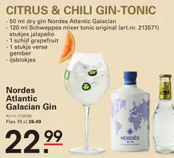 Sligro Nordes Atlantic Galacian Gin aanbieding