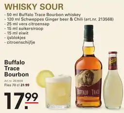 Sligro Buffalo Trace Bourbon aanbieding