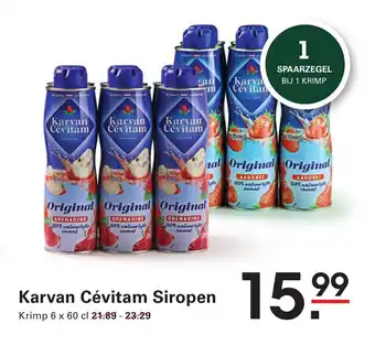 Sligro Karvan Cévitam Siropen aanbieding