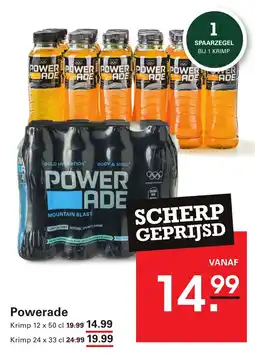 Sligro Powerade aanbieding