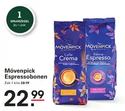 Sligro Mövenpick Espressobonen aanbieding