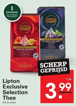 Sligro Lipton Exclusive Selection Thee aanbieding