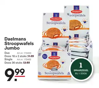 Sligro Daelmans Stroopwafels Jumbo aanbieding
