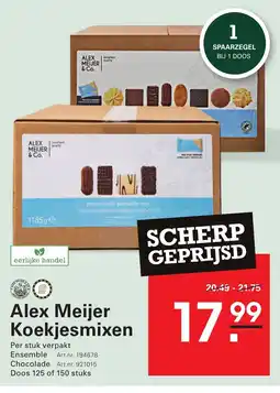Sligro Alex Meijer Koekjesmixen aanbieding