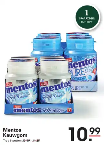 Sligro Mentos Kauwgom aanbieding