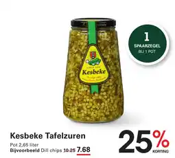 Sligro Kesbeke Tafelzaren aanbieding