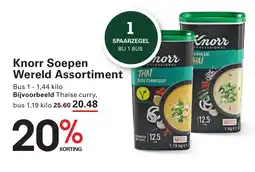 Sligro Knorr Soepen Wereld Assortiment aanbieding