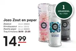 Sligro Jozo Zout en peper aanbieding