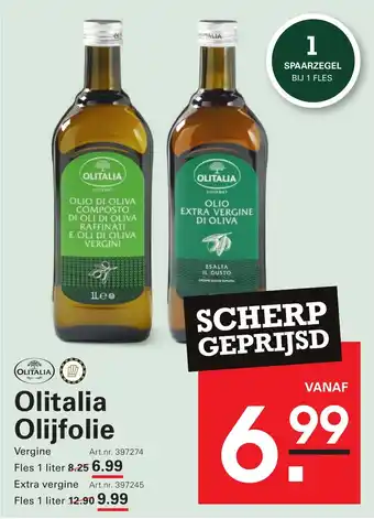 Sligro Olitalia Olijfolie aanbieding