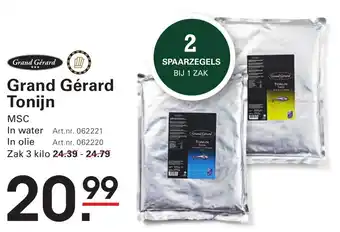 Sligro Grand Gérard Tonijn aanbieding