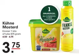 Sligro Kühne Mosterd aanbieding