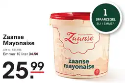 Sligro Zaanse Mayonaise aanbieding