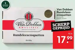 Sligro Van Dobben Rundvlees croquetten aanbieding
