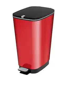 Amazon Kis afvalbak Chic 45 liter in rood, plastic, 29x44,5 x 60,5 cm aanbieding