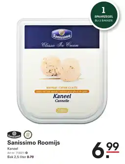 Sligro Sanissimo Roomijs aanbieding