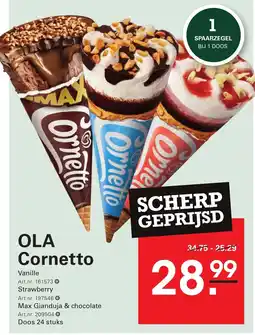 Sligro OLA Cornetto aanbieding