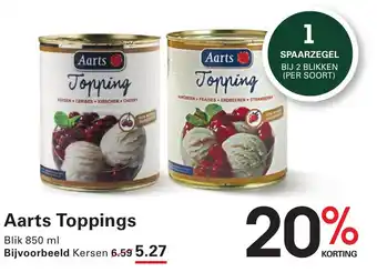 Sligro Aarts Toppings aanbieding