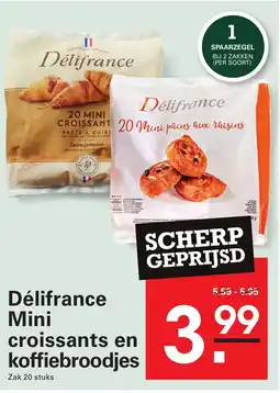 Sligro Délifrance Mini croissants en koffiebroodjes aanbieding