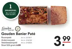 Sligro Gouden Banier Paté aanbieding
