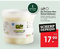 Sligro De Groene Hen Scharreleieren aanbieding