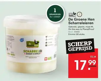 Sligro De Groene Hen Scharreleieren aanbieding
