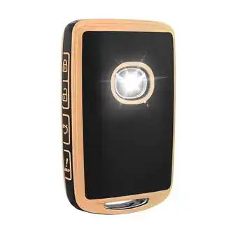 ANWB Dutch Shield Sleutelhoesje Mazda goud B3 Zwart-Goud aanbieding