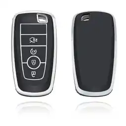 ANWB Dutch Shield Sleutelhoesje Ford zwart B4 Zwart-Zilver aanbieding