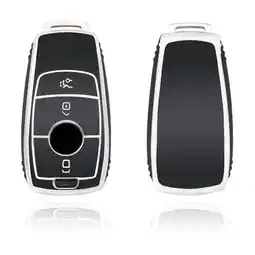 ANWB Dutch Shield Sleutelhoesje Mercedes zwart B3 Zwart-Zilver aanbieding