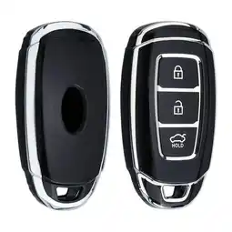 ANWB Dutch Shield Sleutelhoesje Hyundai zwart D3 Zwart-Zilver aanbieding