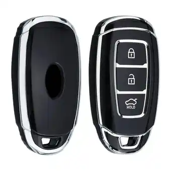 ANWB Dutch Shield Sleutelhoesje Hyundai zwart D3 Zwart-Zilver aanbieding