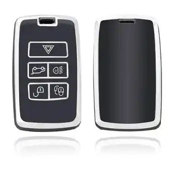 ANWB Dutch Shield Sleutelhoesje Landrover zwart B Zwart-Zilver aanbieding