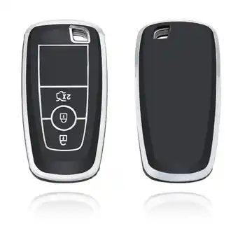 ANWB Dutch Shield Sleutelhoesje Ford zwart B3 Zwart-Zilver aanbieding