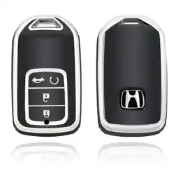 ANWB Dutch Shield Sleutelhoesje Honda zwart A4A Zwart-Zilver aanbieding