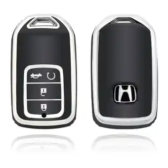 ANWB Dutch Shield Sleutelhoesje Honda zwart A4A Zwart-Zilver aanbieding
