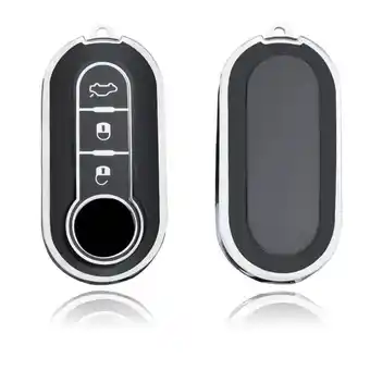 ANWB Dutch Shield Sleutelhoesje Fiat zwart A3 Zwart-Zilver aanbieding