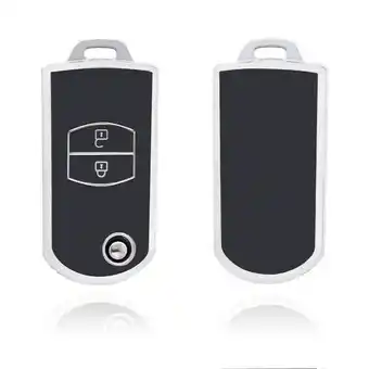 ANWB Dutch Shield Sleutelhoesje Mazda zwart C2 Zwart-Zilver aanbieding