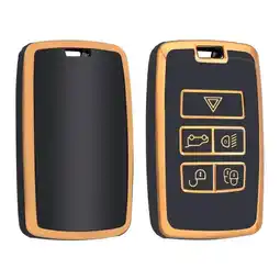 ANWB Dutch Shield Sleutelhoesje Landrover goud B5 Zwart-Goud aanbieding