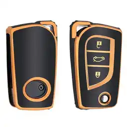 ANWB Dutch Shield Sleutelhoesje Toyota goud C3 Zwart-Goud aanbieding