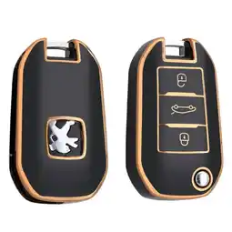ANWB Dutch Shield Sleutelhoesje Citroën goud A3 Zwart-Goud aanbieding