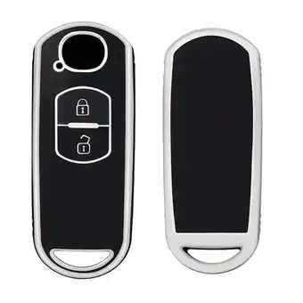 ANWB Dutch Shield Sleutelhoesje Mazda zwart A2 Zwart-Zilver aanbieding