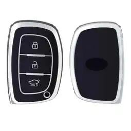 ANWB Dutch Shield Sleutelhoesje Hyundai zwart A3a Zwart-Zilver aanbieding