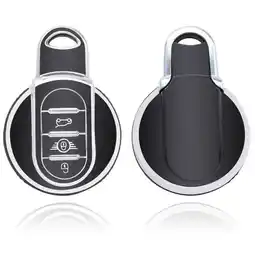 ANWB Dutch Shield Sleutelhoesje Mini zwart C3 Zwart-Zilver aanbieding