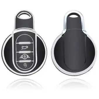 ANWB Dutch Shield Sleutelhoesje Mini zwart C3 Zwart-Zilver aanbieding