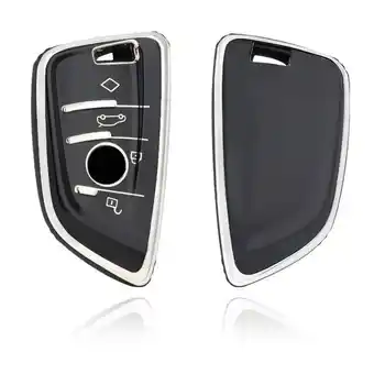 ANWB Dutch Shield Sleutelhoesje BMW zwart B4a Zwart-Zilver aanbieding