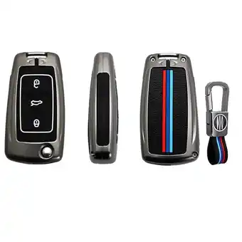ANWB Dutch Shield Sleutelhoesje VW Skoda A3 Grijs Zwart aanbieding