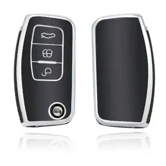 ANWB Dutch Shield Sleutelhoesje Ford zwart G3 Zwart-Zilver aanbieding
